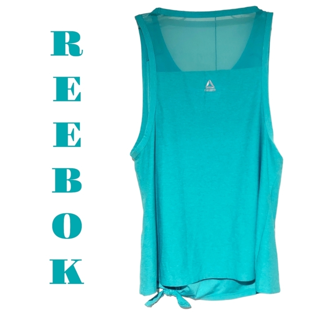 Reebok tank blue womens size medium